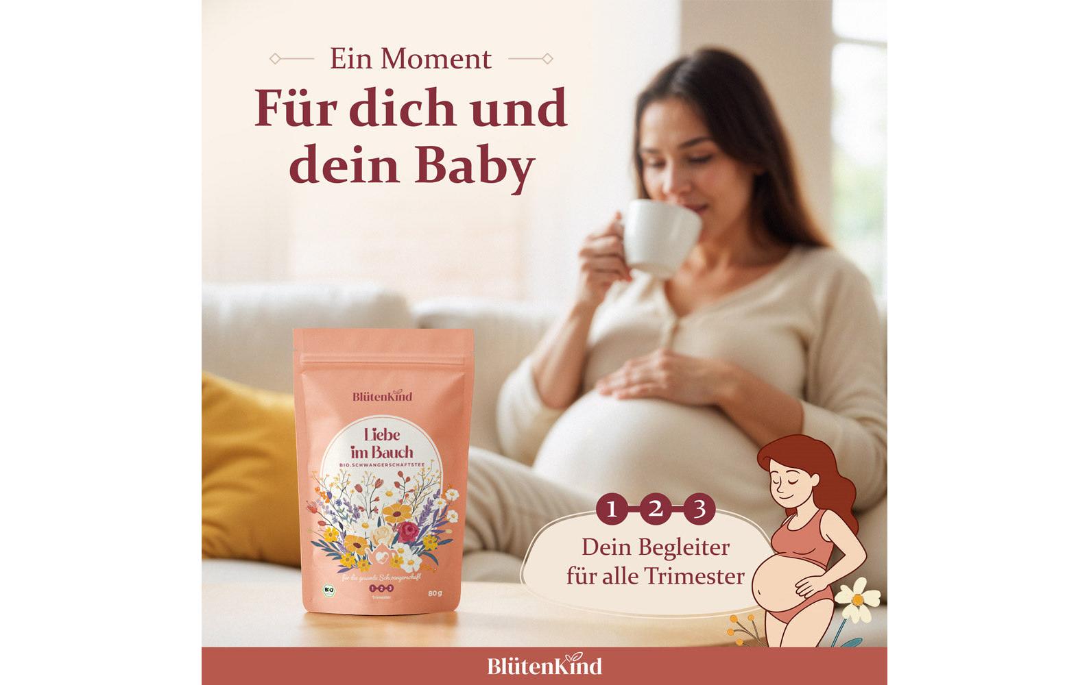 Schwangerschaftstee Bio 80 gBio-Tee für Wohlfühlmomente