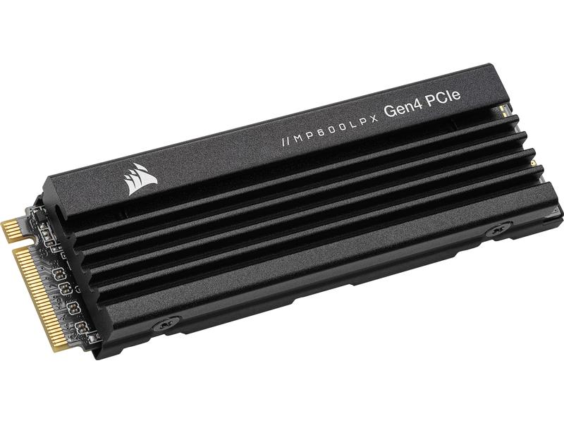 Corsair SSD MP600 Pro LPX M.2 2280 NVMe 2000 GB Interne NVMe M.2 Gaming-SSD mit hoher Leistung und Kühlkörper
