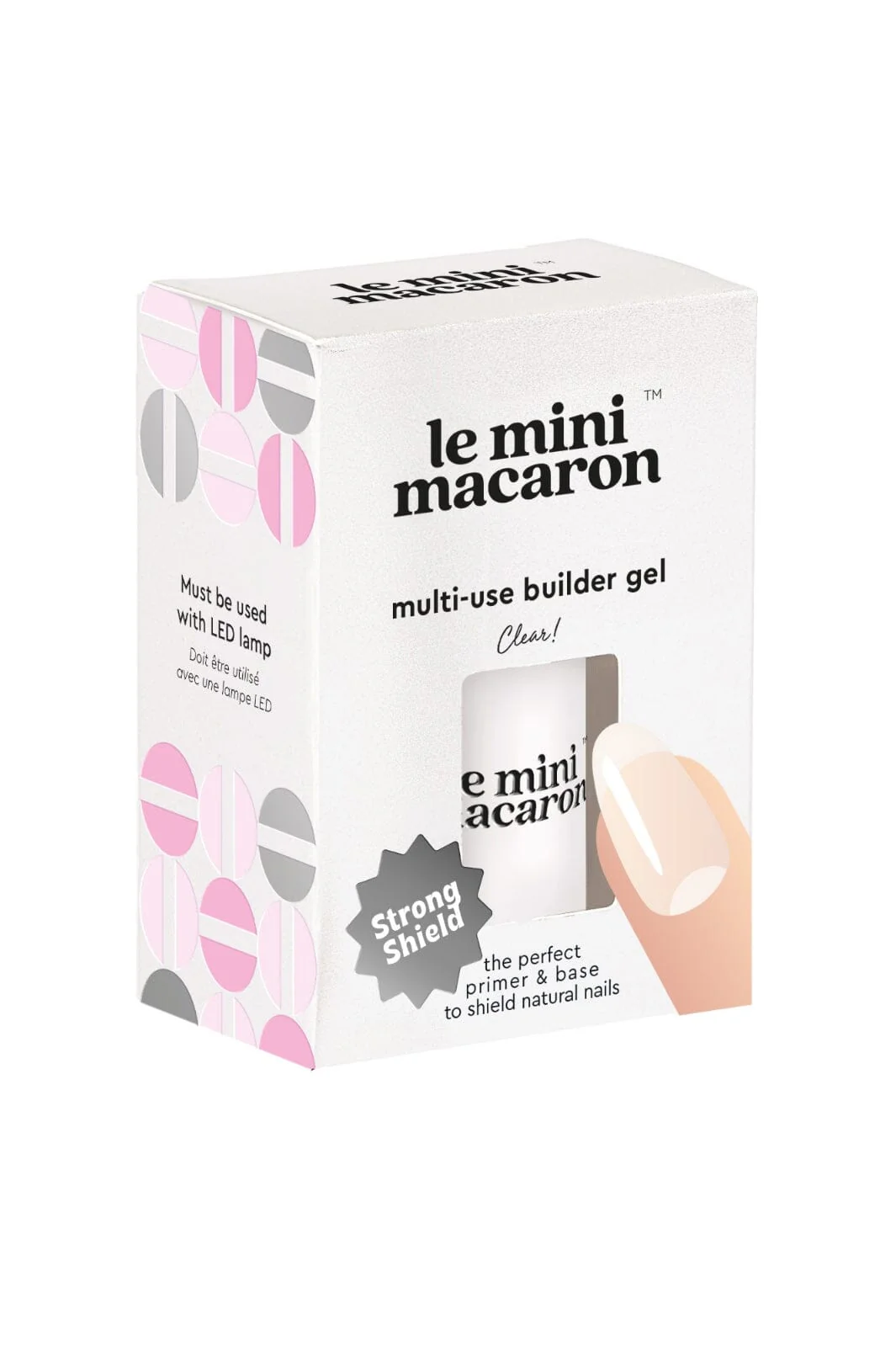 Le Mini Macaron Multi-Use Builder Gel clear