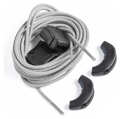 Paire de Lacets Crankbrothers Speed Lace Argent