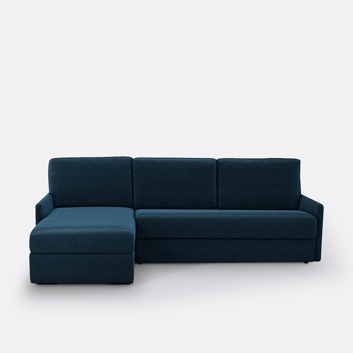 LA REDOUTE INTERIEURS<br>Sofá-cama de canto em veludo, Bultex Marta