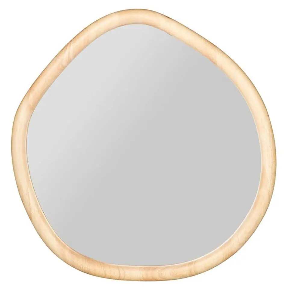 Ostaria Wandspiegel Bois - blank hout - organisch - 42 x 44 cm