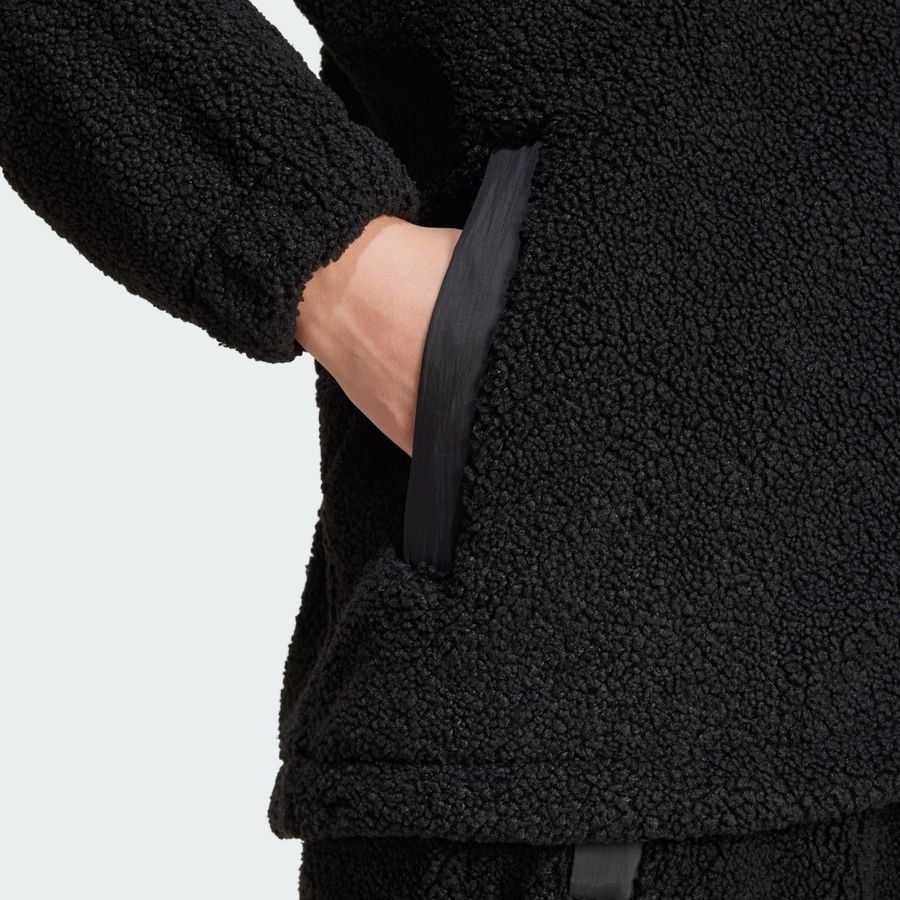 Adidas Original Veste entièrement zippée molleton Teddy