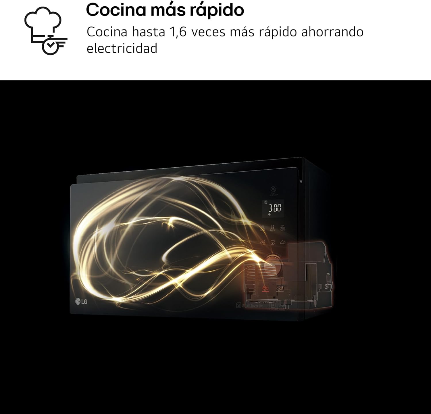 LG MH6535GIB Microondas Con Grill 25L 1000W