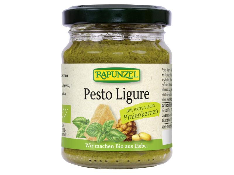 Rapunzel Bio Pesto Ligure 120 g Aromatische Würzpaste mit Pinienkernen