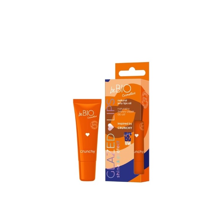 BeBio Cosmetics Natürliches Gel-Lippenöl GLAZED LIPS Crunchy 10 ml