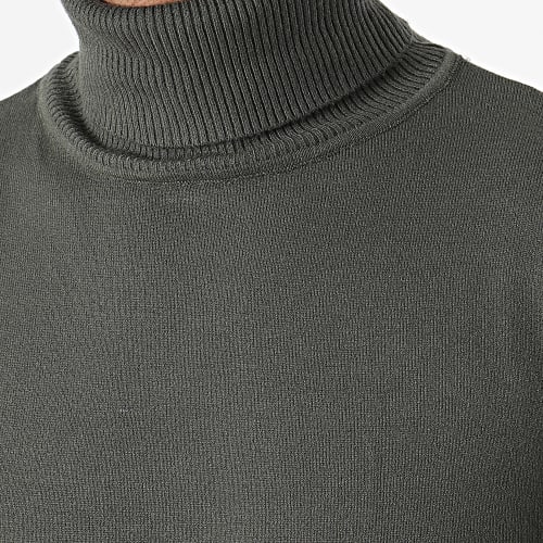 Pull Col Roulé 663 Vert Kaki