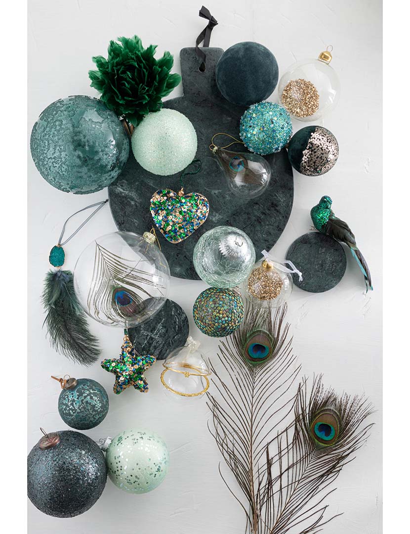 Large Glass Christmas Tree Decoration