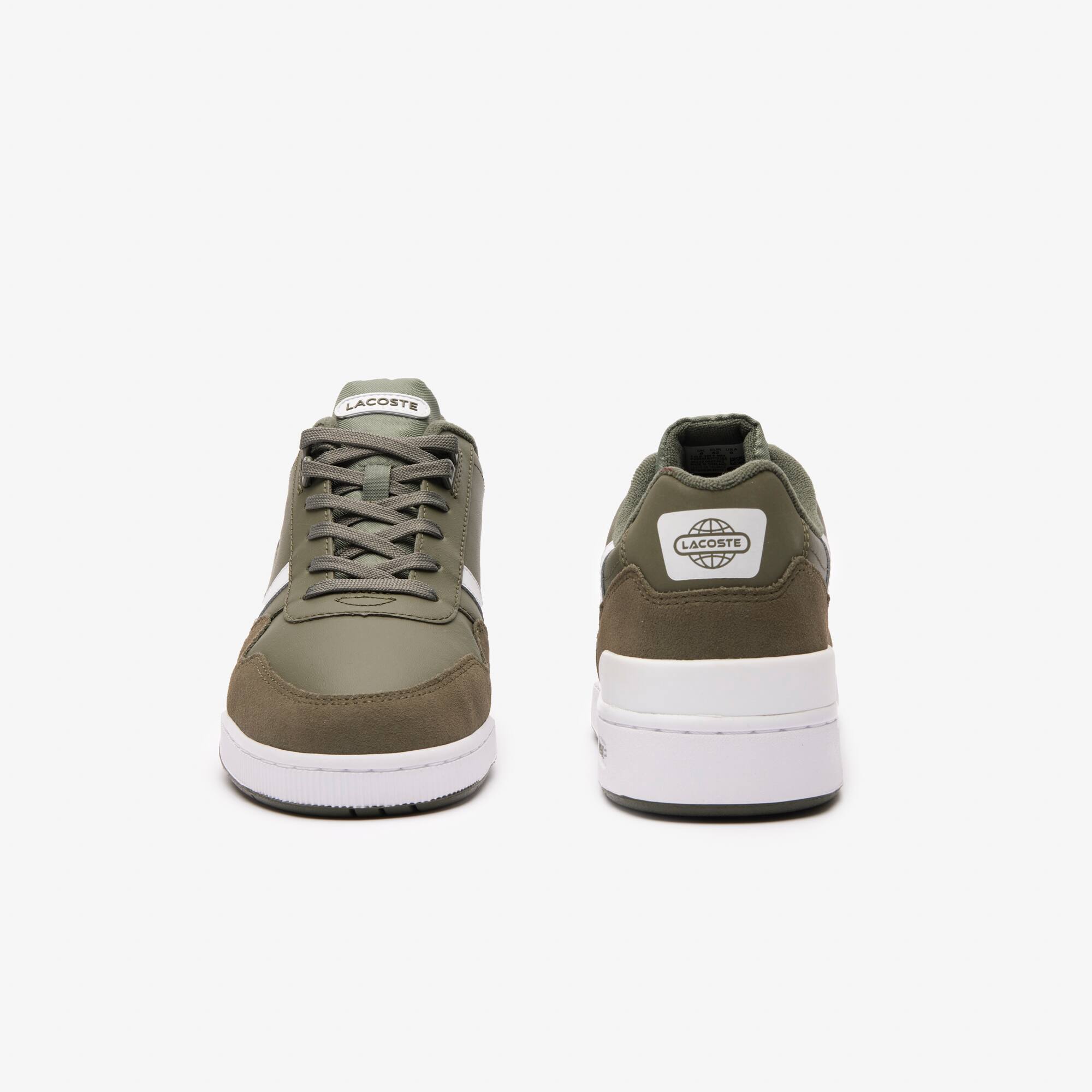 Herren-Sneakers T-CLIP aus zweifarbigem Leder Sneakers - Grün - Lacoste - Herren