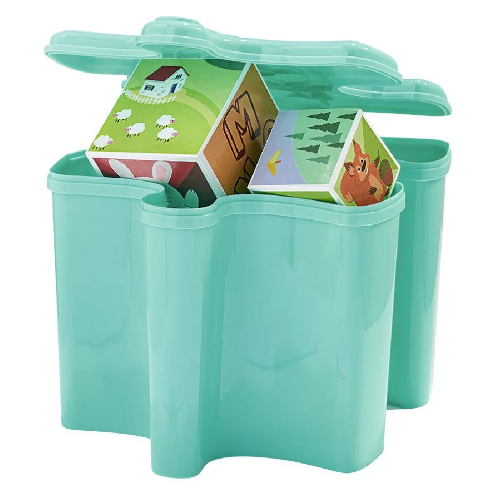 Boîte de rangement forme pièce de puzzle