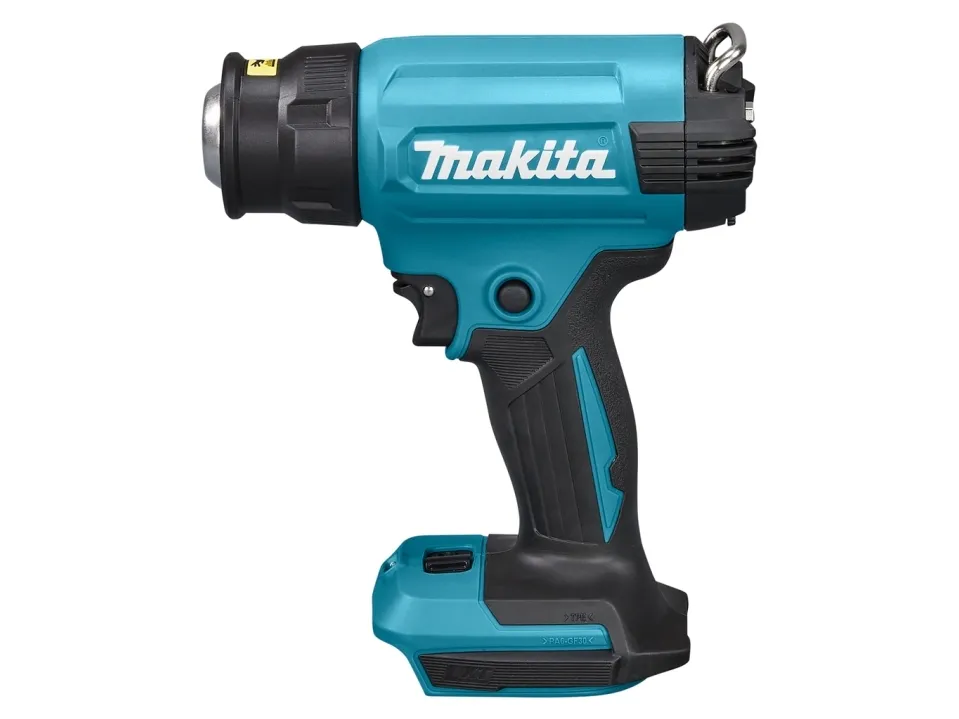 Makita DHG181ZK - Varmepistol - ledningfri - 120 - 200 l/min - intet batteri, ingen oplader - 18 V