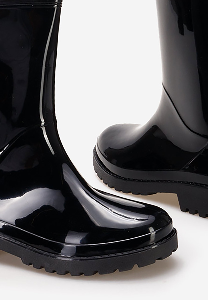 Bottes en caoutchouc noires Barissa