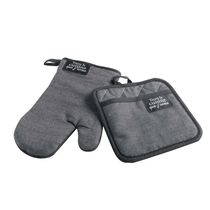 GANT ET MANIQUE CHAMBRAY UNI ET PVC HAROLD GRIS