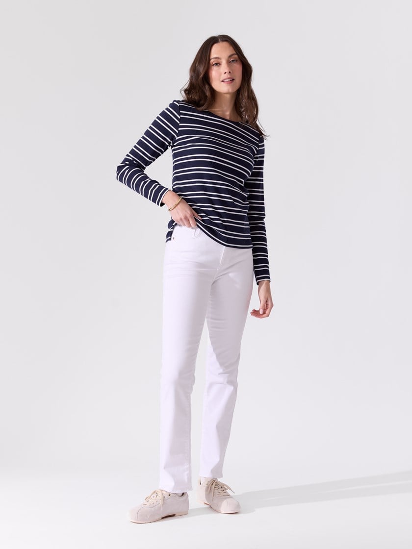 Sienna topp Navy Blazer