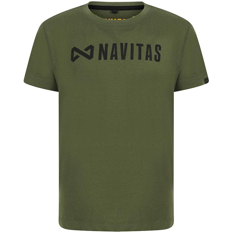 Tee Shirt Manches Courtes Junior Navitas Kids Core Tee - Vert