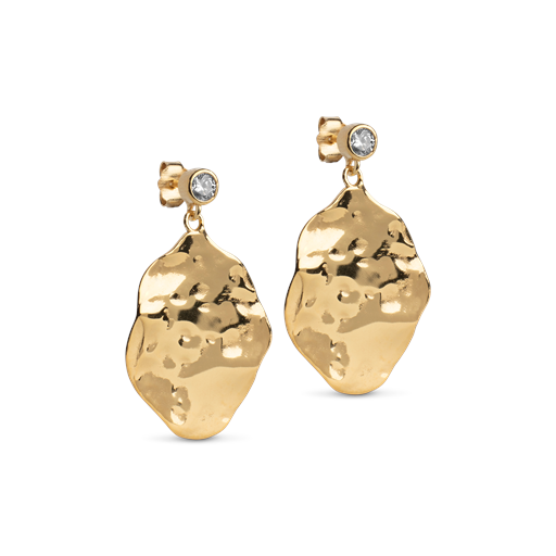 ENAMEL Copenhagen Marissa Øreringe, Gold Plated