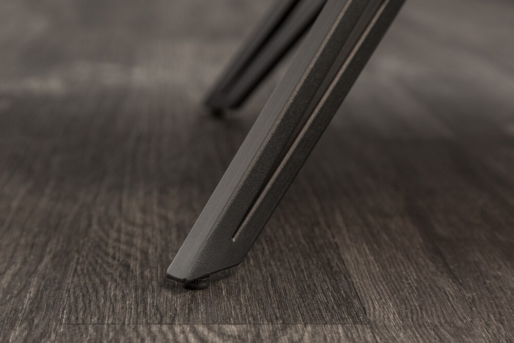 riess-ambiente Stuhl EUPHORIA - drehbar senfgelb Samt Armlehne Metallgestell schwarz Esszimmer