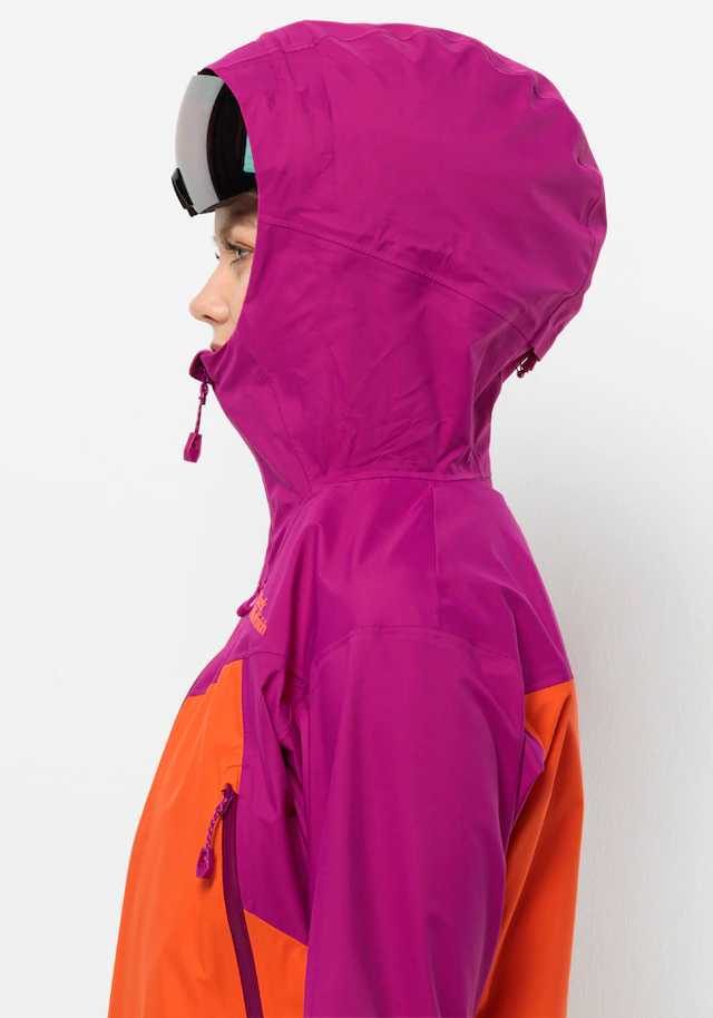 Jack Wolfskin Skijacke »ALPSPITZE PRO 3L JKT W« mit Kapuze