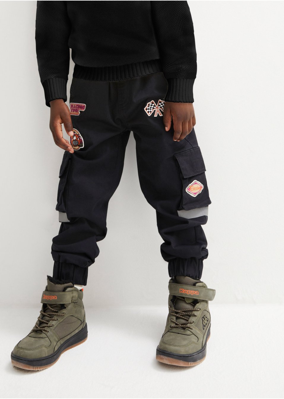 Pantalon twill garçon, Regular Fit