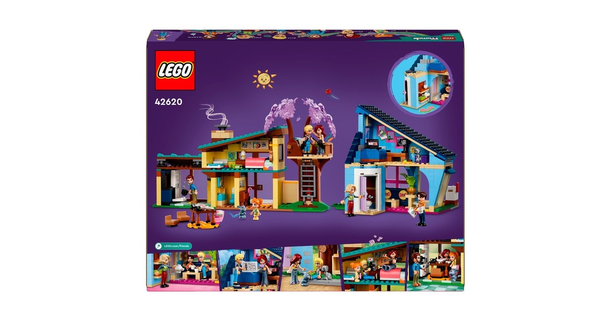 LEGOFriends - Olly en Paisley's huizen Constructiespeelgoed  (42620)