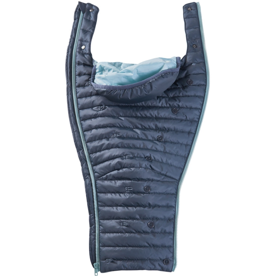mamalila Stepp-Tragejacke taubenblau