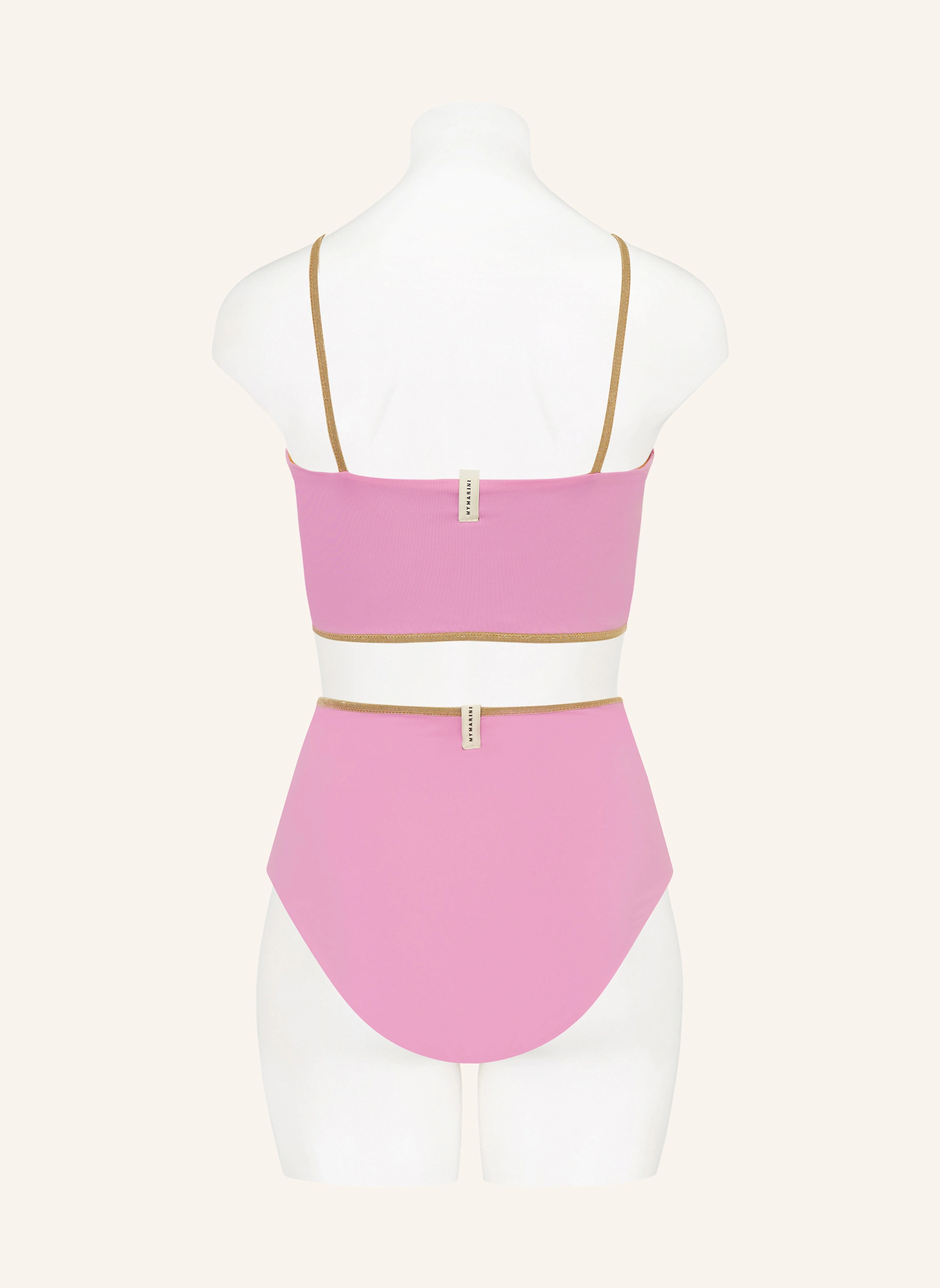 MYMARINI Bustier-Bikini-Top VACATION TOP SHINE zum Wenden mit UV-Schutz 50+