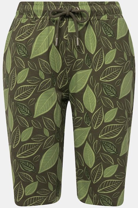Sweat-Shorts, Allover-Muster Elastikbund