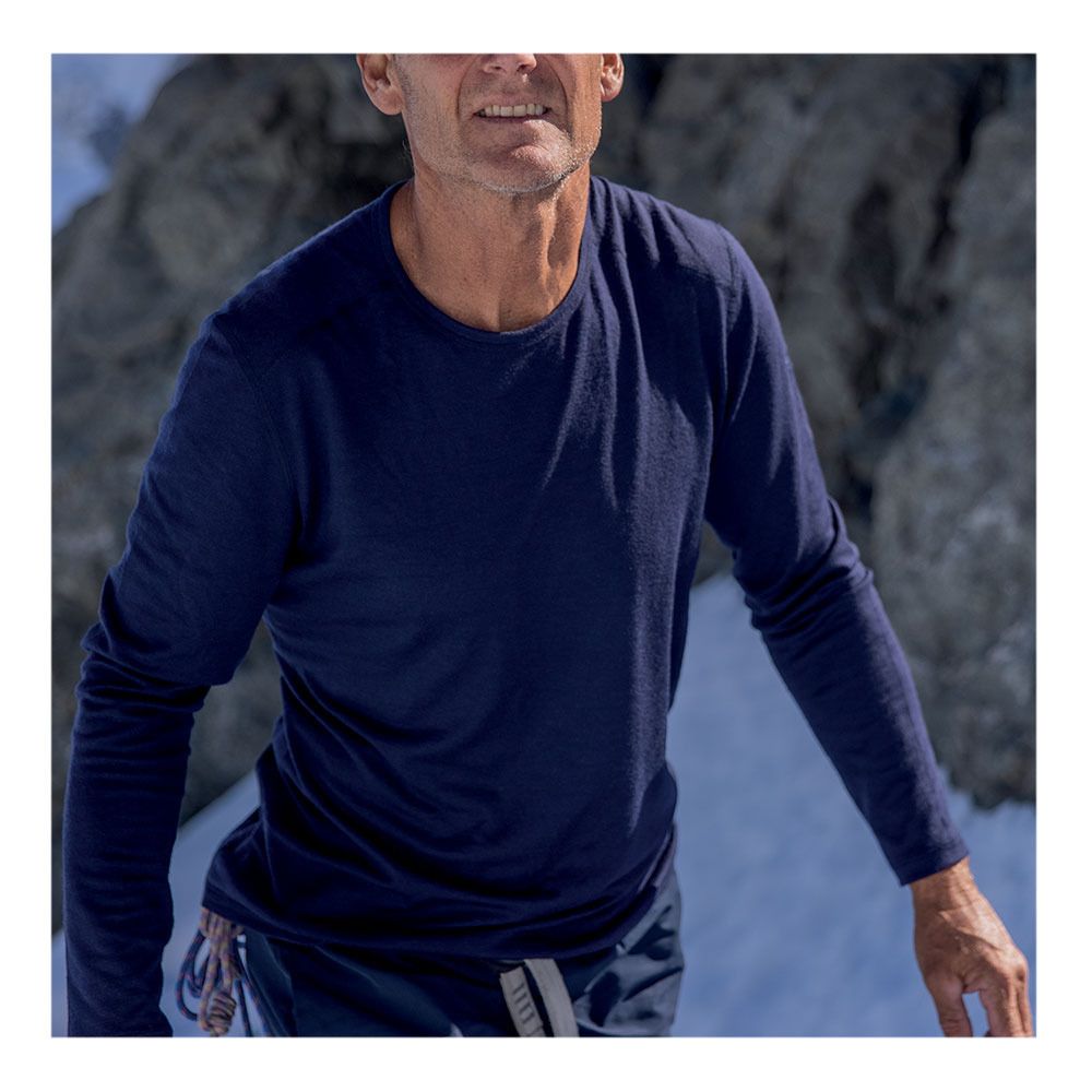 Icebreaker 200 OASIS MERINO - Sous-couche Homme midnight navy