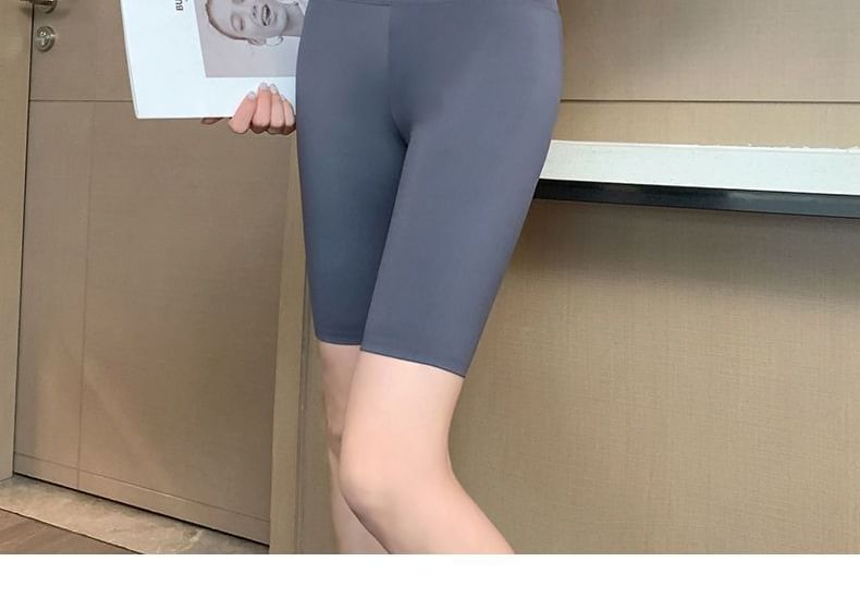Tonni's - Hoge taille effen yogashorts