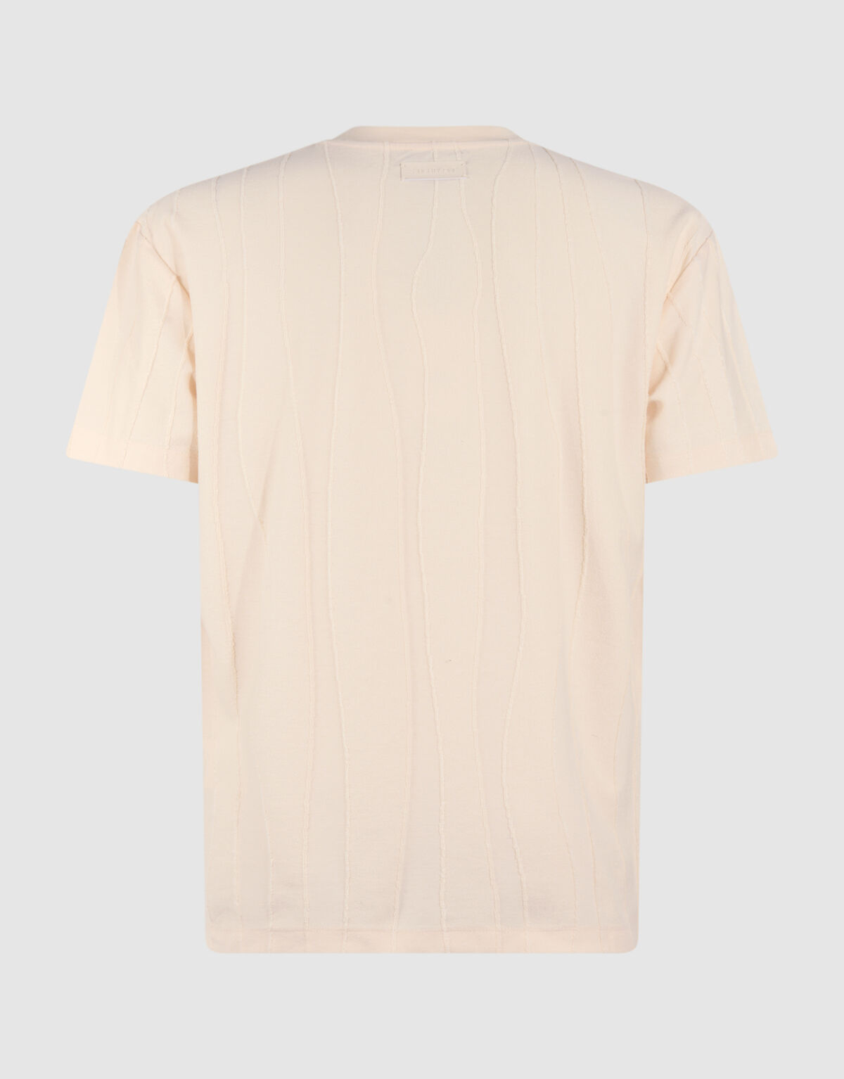 Wavy Line T-shirt Lichtgeel