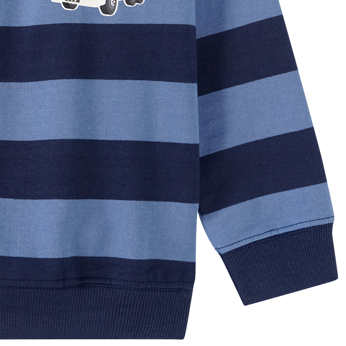 Topolino Jungen Sweatshirt mit Streifen dunkelblau / blaugrau