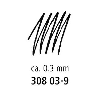 STAEDTLER pigment liner - Feutre fin - 0.3 mm - noir