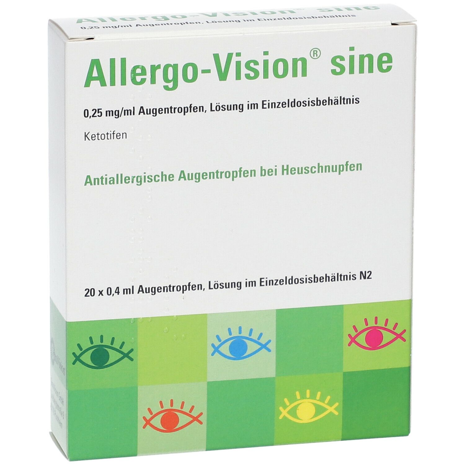 Allergo-Vision® sine 0,25 mg/ml Augentropfen