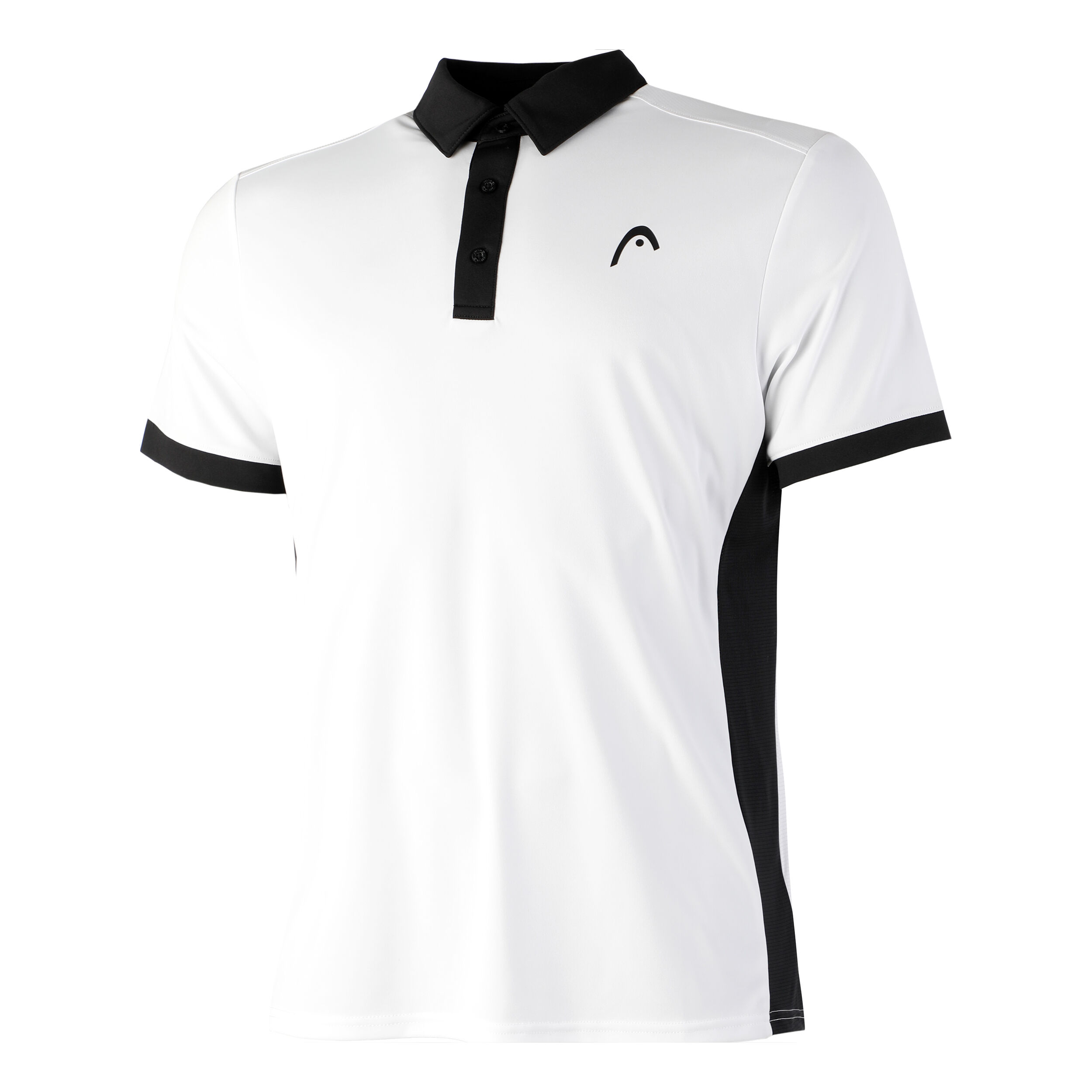 HEAD Slice Polo Hommes - Blanc , Noir
