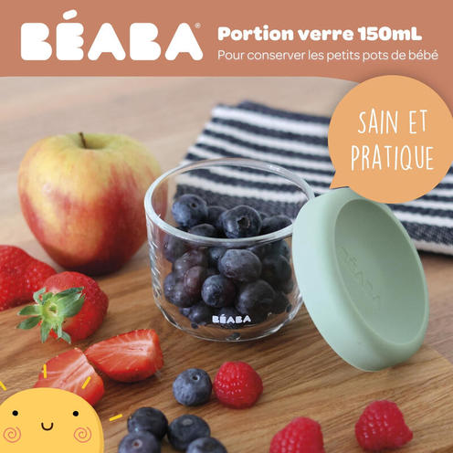 Portion Verre Vert Sauge 150ml - BEABA