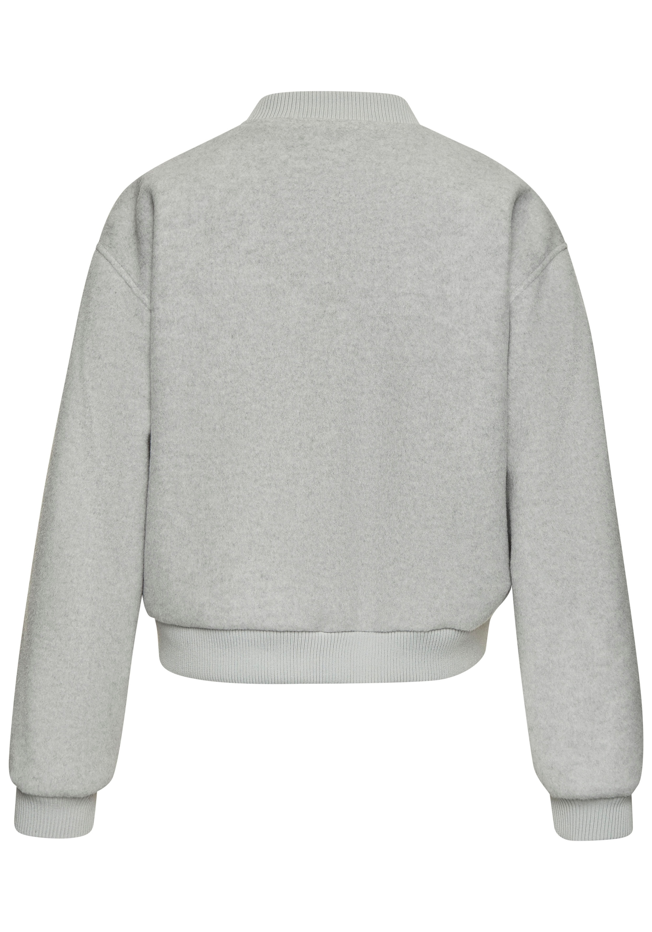 LASCANA Bomberjacke mit Rippbündchen, Pilotenjacke mit Druckknöpfen und Taschen