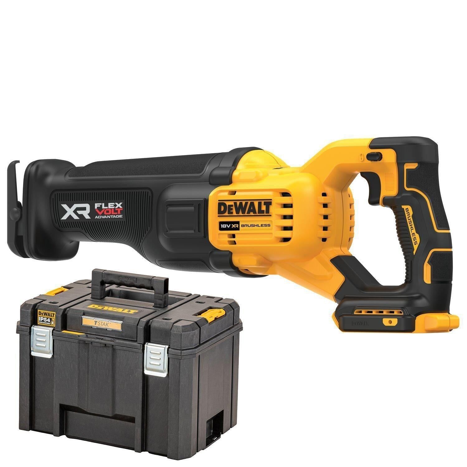 DeWALT DCS386NT Accu reciprozaag 18V XR FlexVolt Advantage Basic Body in TSTAK