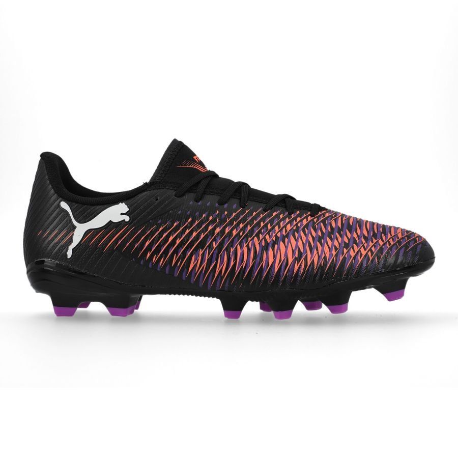 PUMA Future 8 Play FG/AG Unlimited - Noir/Blanc/Glowing Red Femme