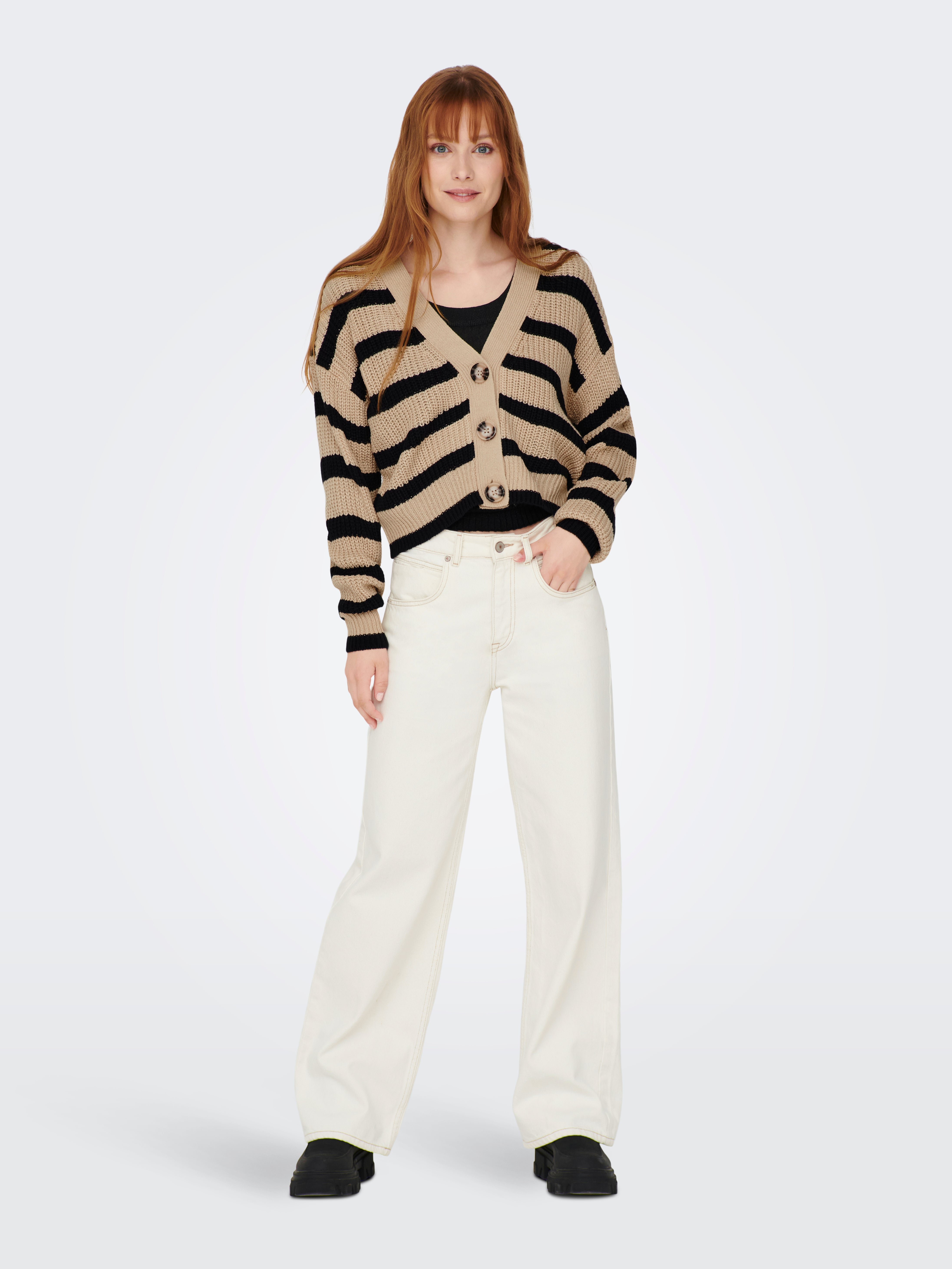 JDYJUSTY Strickjacke Warm Sand