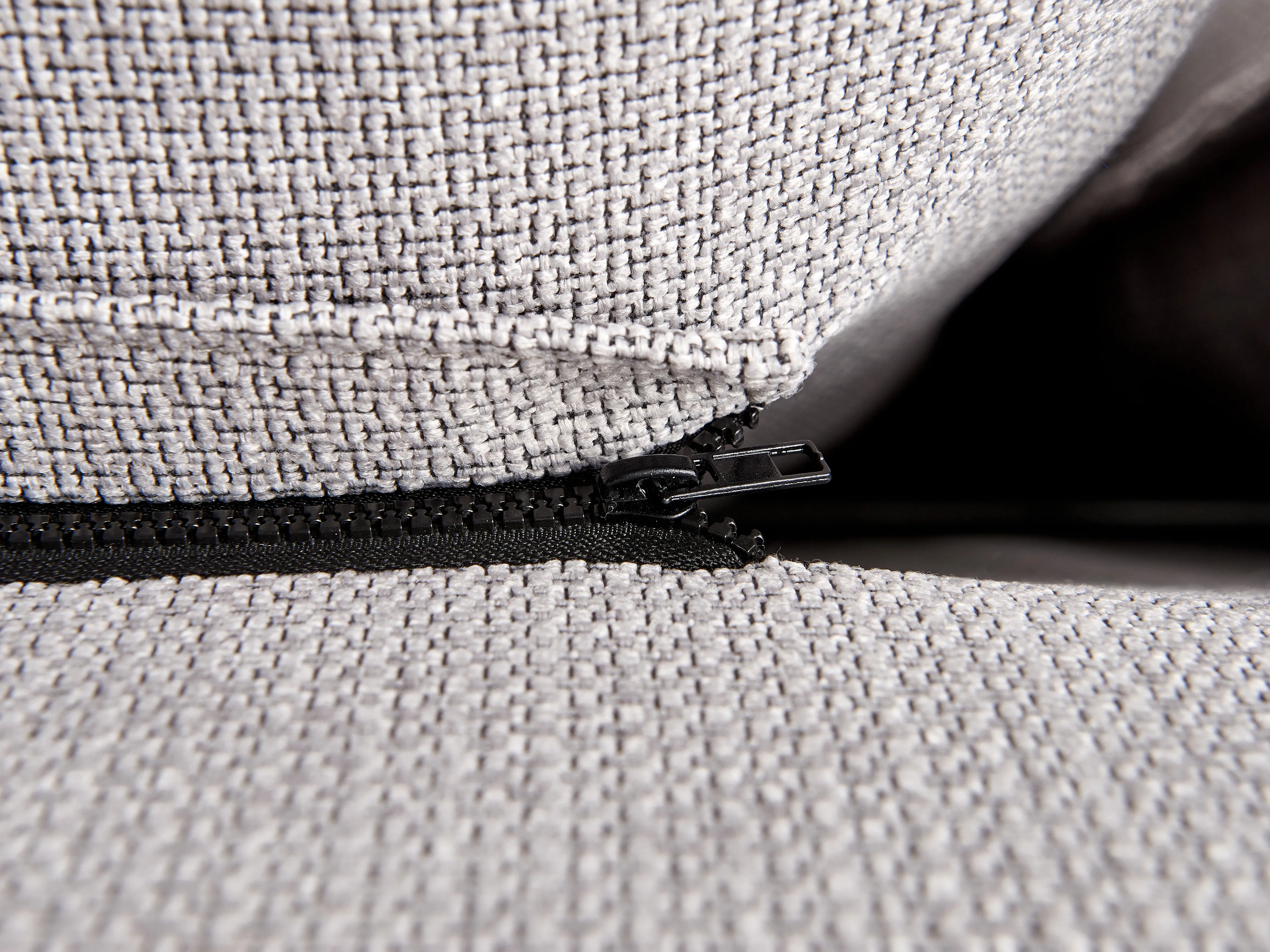 Bed met opbergruimte Stof BAJONNA 180 x 200 cm Lichtgrijs