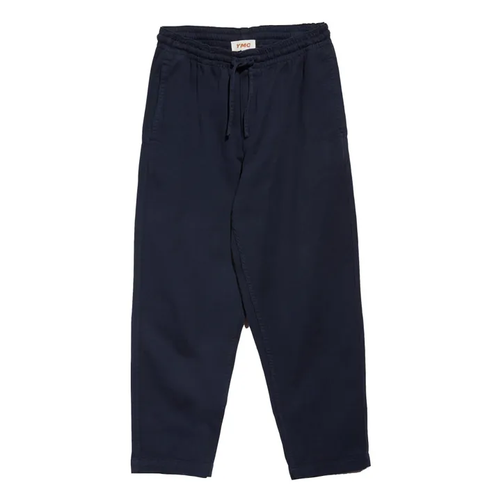 YMC Pantalon Alva Skate Coton Bio | Bleu marine