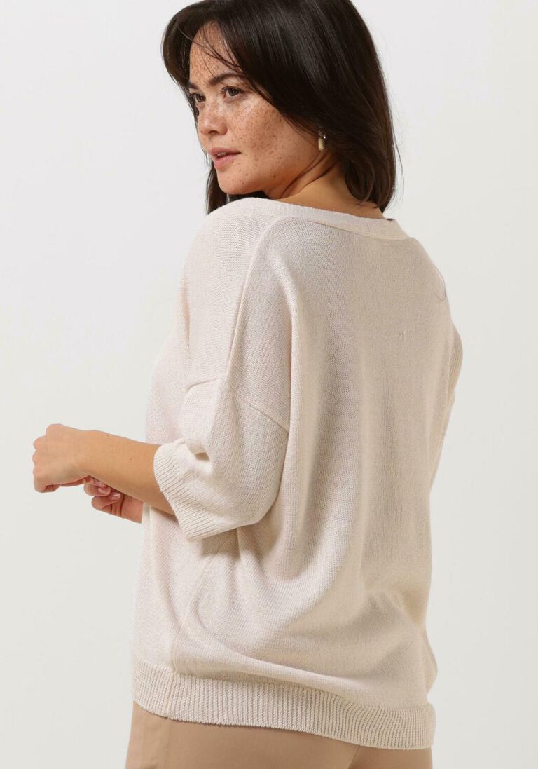 KNIT-TED zand knit-ted trui dewy