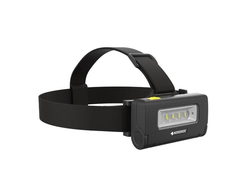 Nordride Stirnlampe DUO Schwarz, 300 lm, IP 65 LED Taschenlampe
