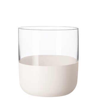 Villeroy & Boch Whiskyglas MANUFACTURE ROCK BLANC 4er Set weiß matt
