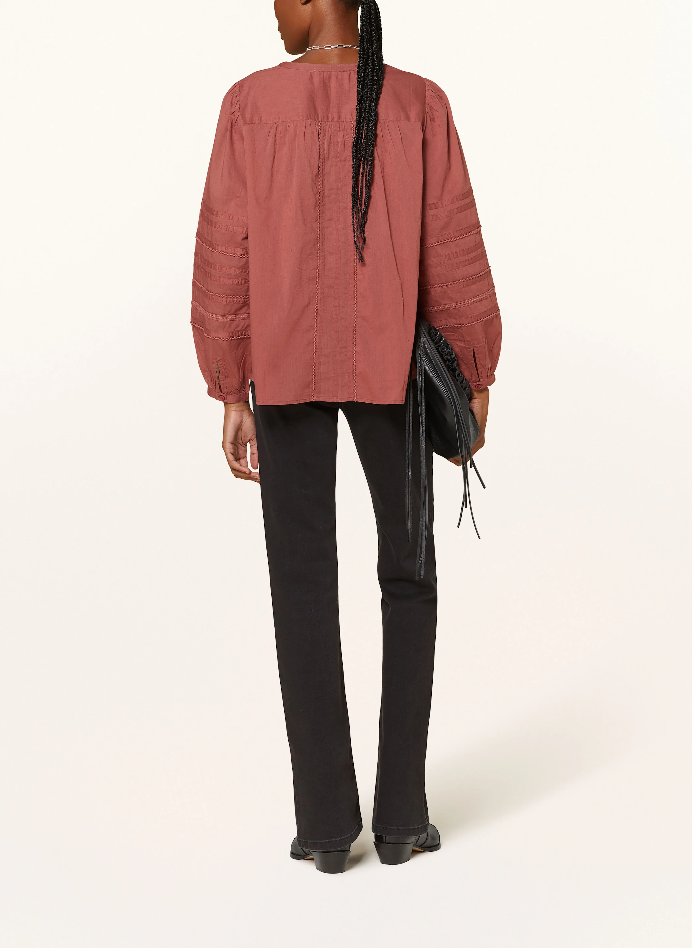 ba&sh Bluse YILLA mit Lochspitze