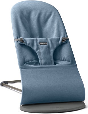 BabyBjörn Bliss Vippestol Vevet Mélange, Blå