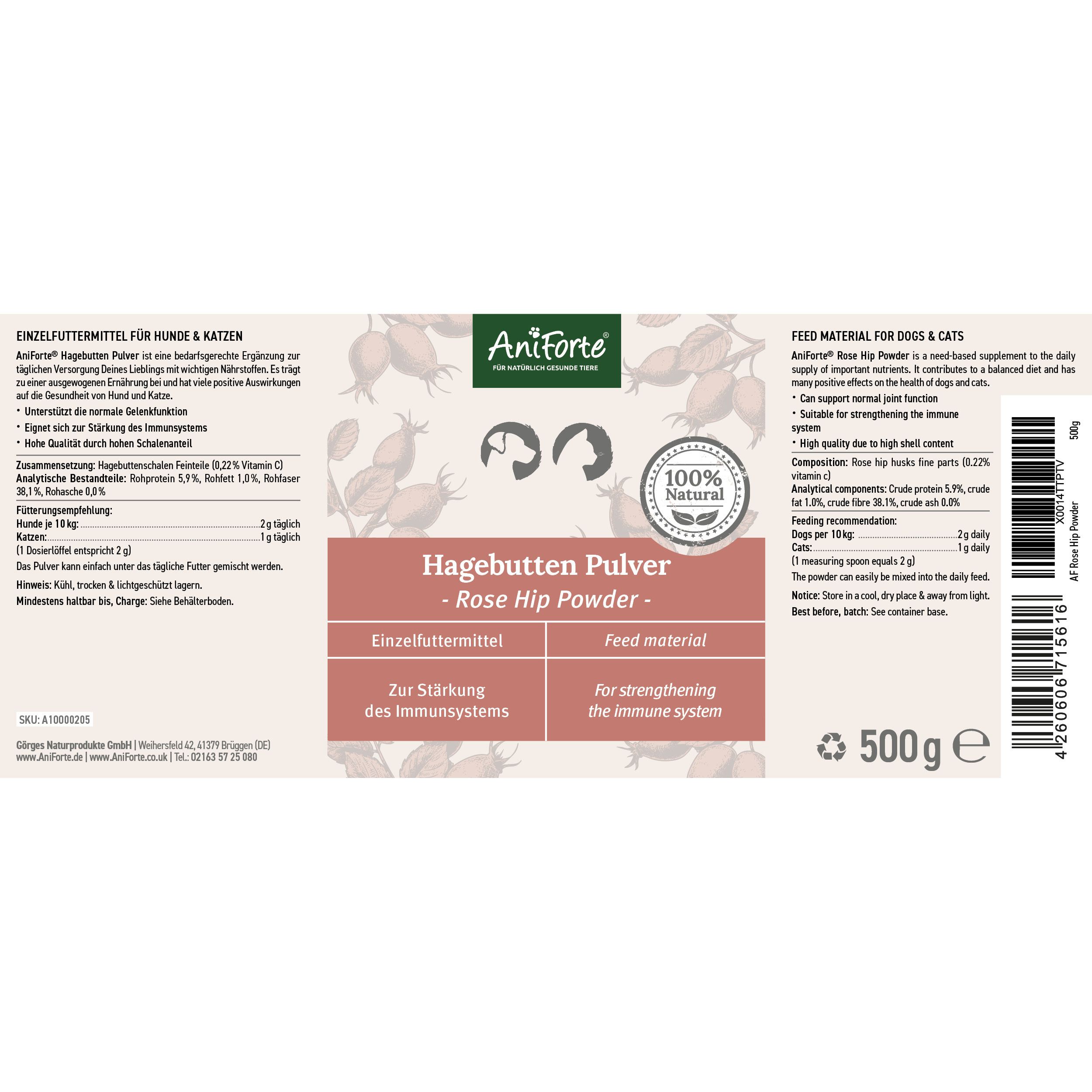 Aniforte Hagebutten Pulver