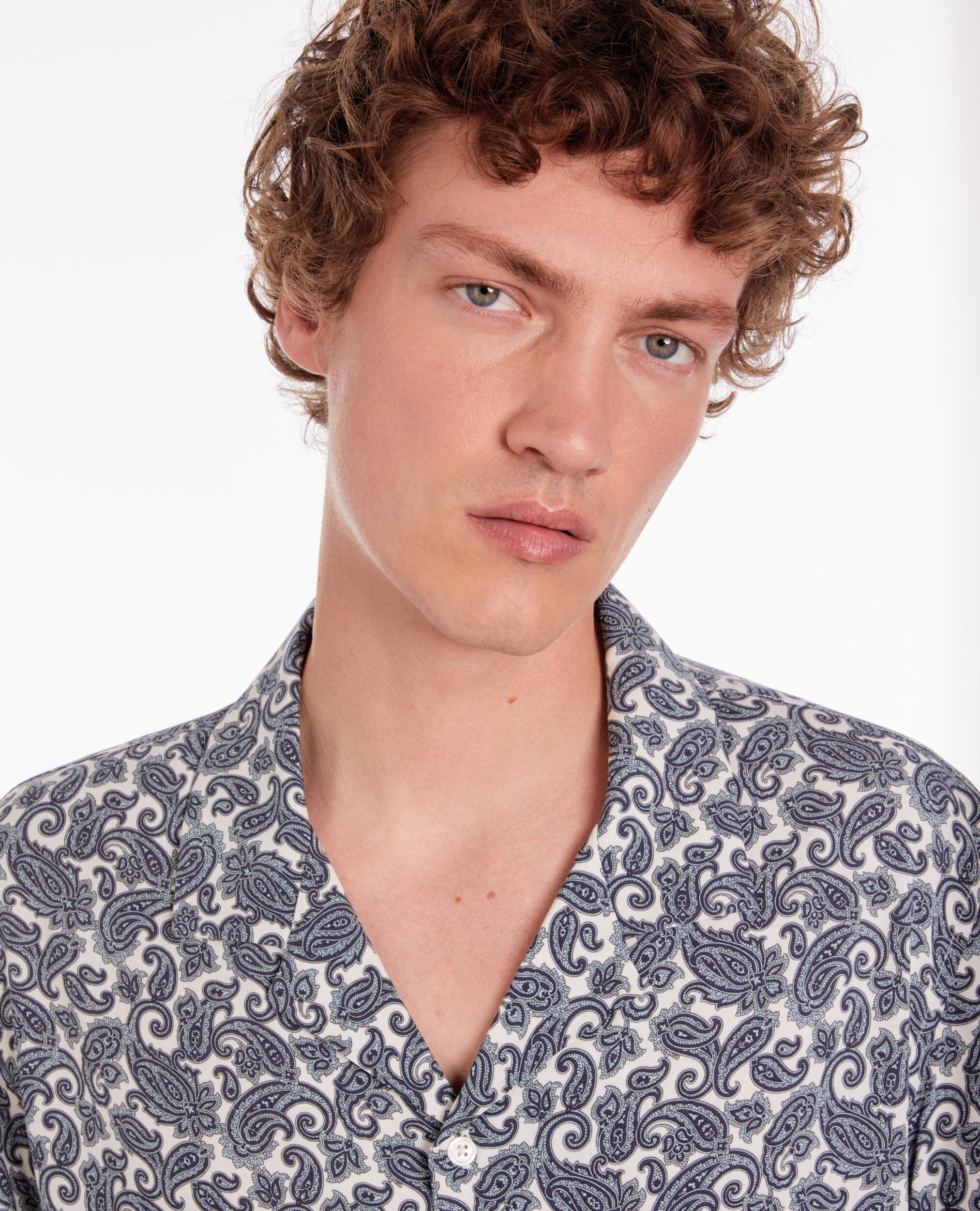 Chemise imprimée manches courtes