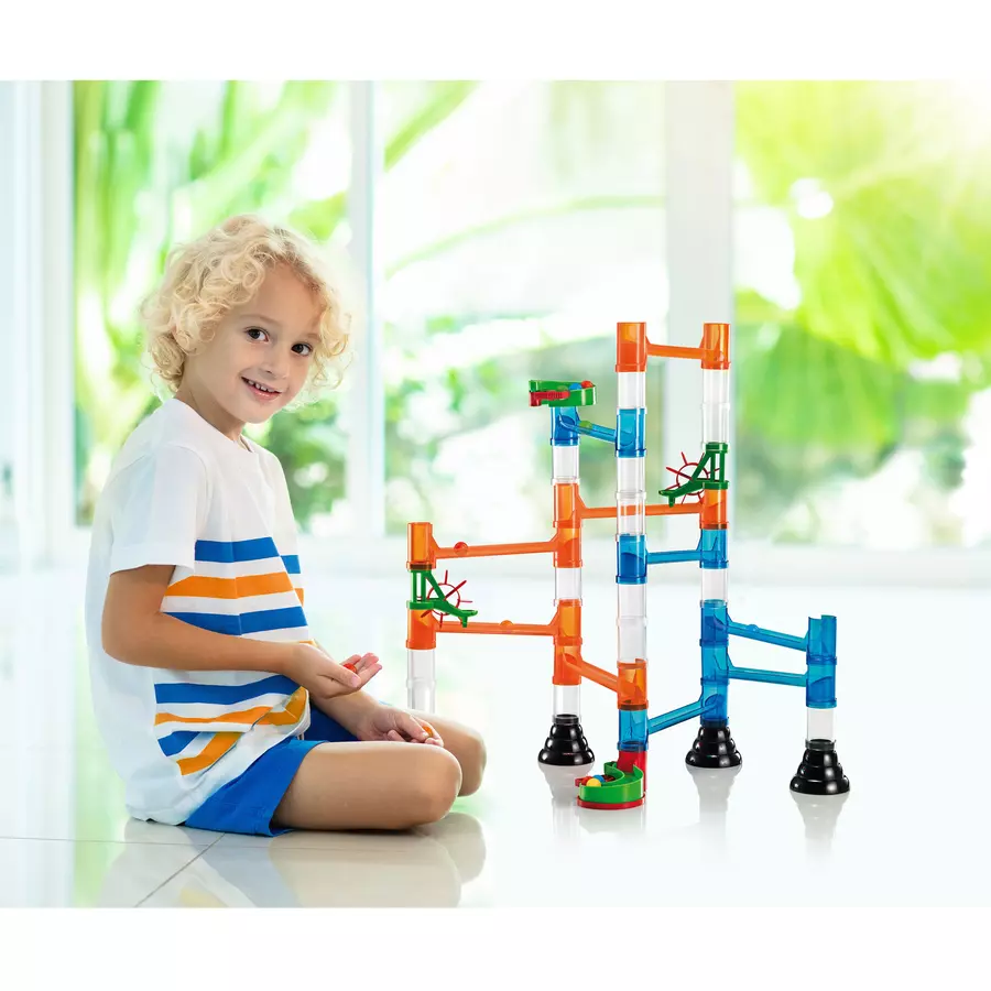 Quercetti Migoga Marble Run Transparent Kugelbahn (45 Teile)