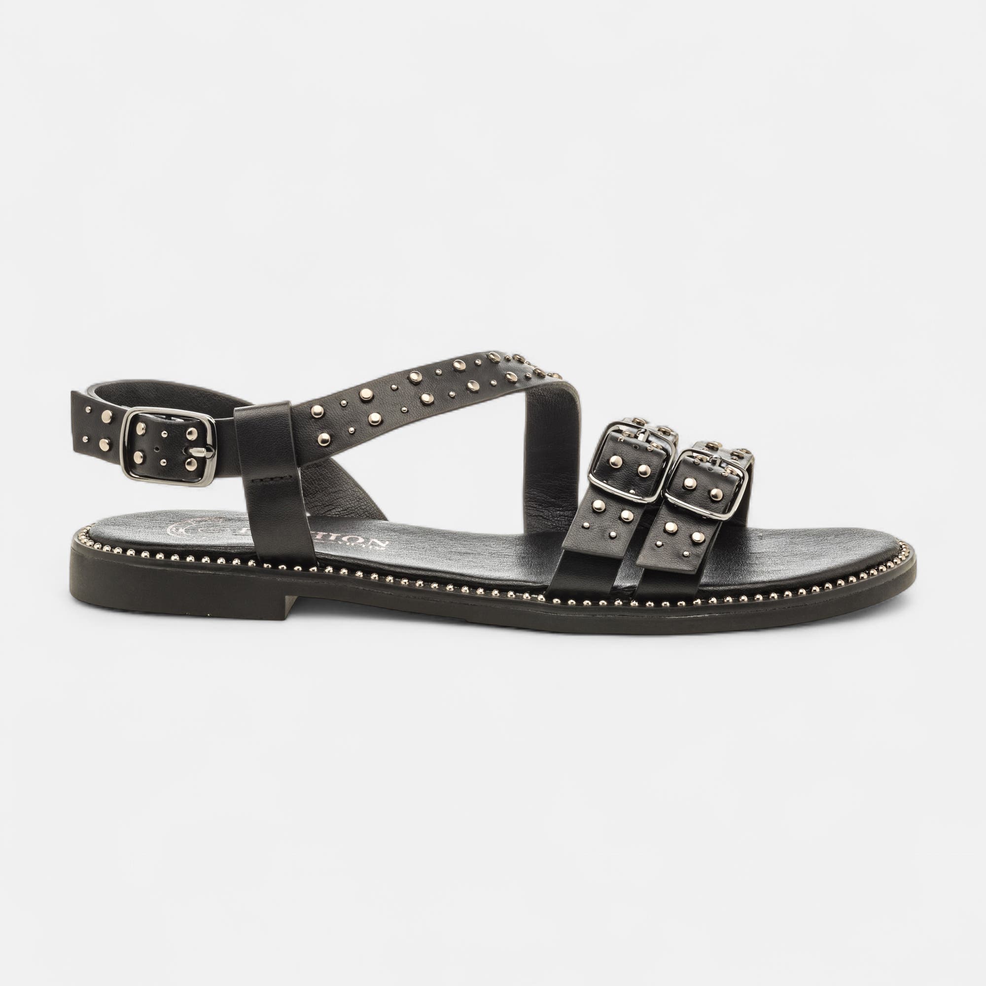 Nu-pieds Femme noir